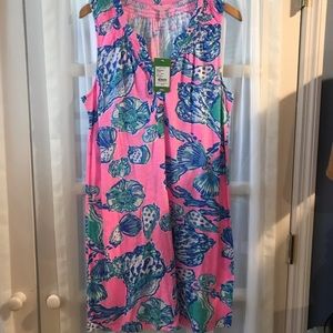 NWT Lilly Pulitzer Essie Dress Barefoot Princess Size L